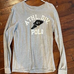 Polo by Ralph Lauren Athletic Gray Long Sleeve Tee
